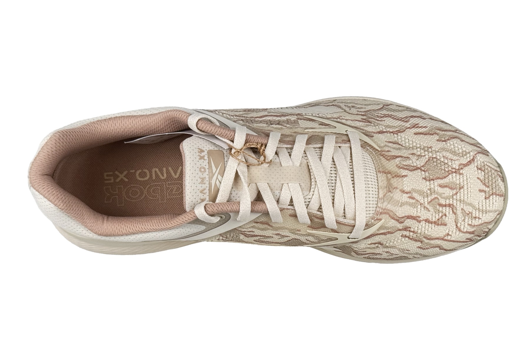 Reebok Mens Nano X5 Sand Tan Training Sneakers 5 reebok nano x5 sand tan top