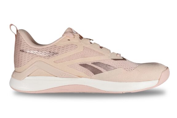 Reebok NanoFlex TR2 Women's Training Sneaker Pink White – Right Side View