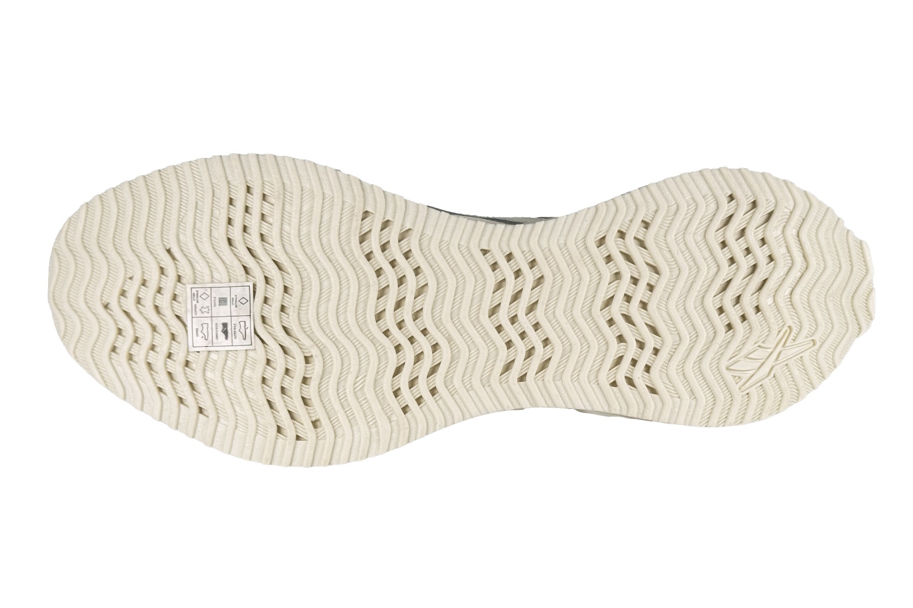 Reebok Mens Zig Kinetica Sneakers — White Grey Beige