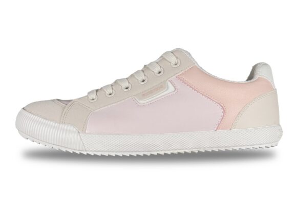 Rocket Dog Cheery Pale Women's Low Profile Sneaker Pink White – Left Side View