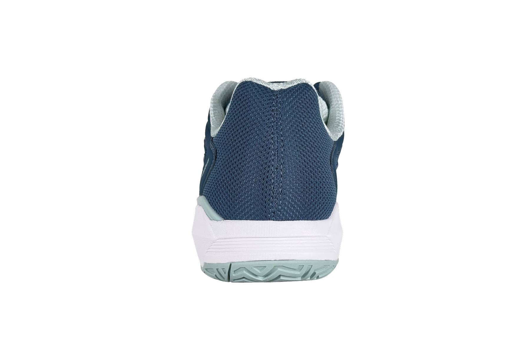 Diadora Womens Speed Competition 7 Plus Ag Tennis Sneakers Blue Green 4 Diadora Speed Competition 7+ AG Women's Sneaker Blue / Green – Rear Heel View
