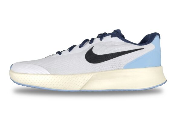 Clearance Warehouse For Brand Name Sneakers 5 Nike Vapor Lite 3 Men's Sneaker White / Blue – Left Side View