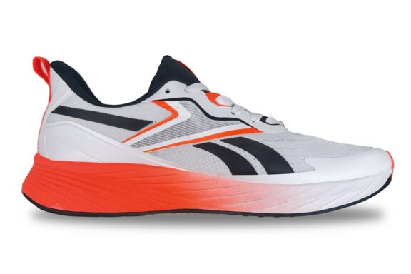 Reebok Verse Men's Running Sneaker Orange White Black – Right Side View