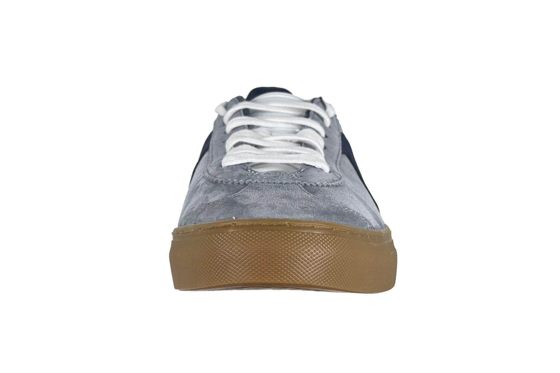 Skechers Mens Arch Fit Legend Romah Sneakers Blue Grey 3 Skechers Arch Fit Legend Romah Men's Sneaker Blue / Grey – Front Toe View