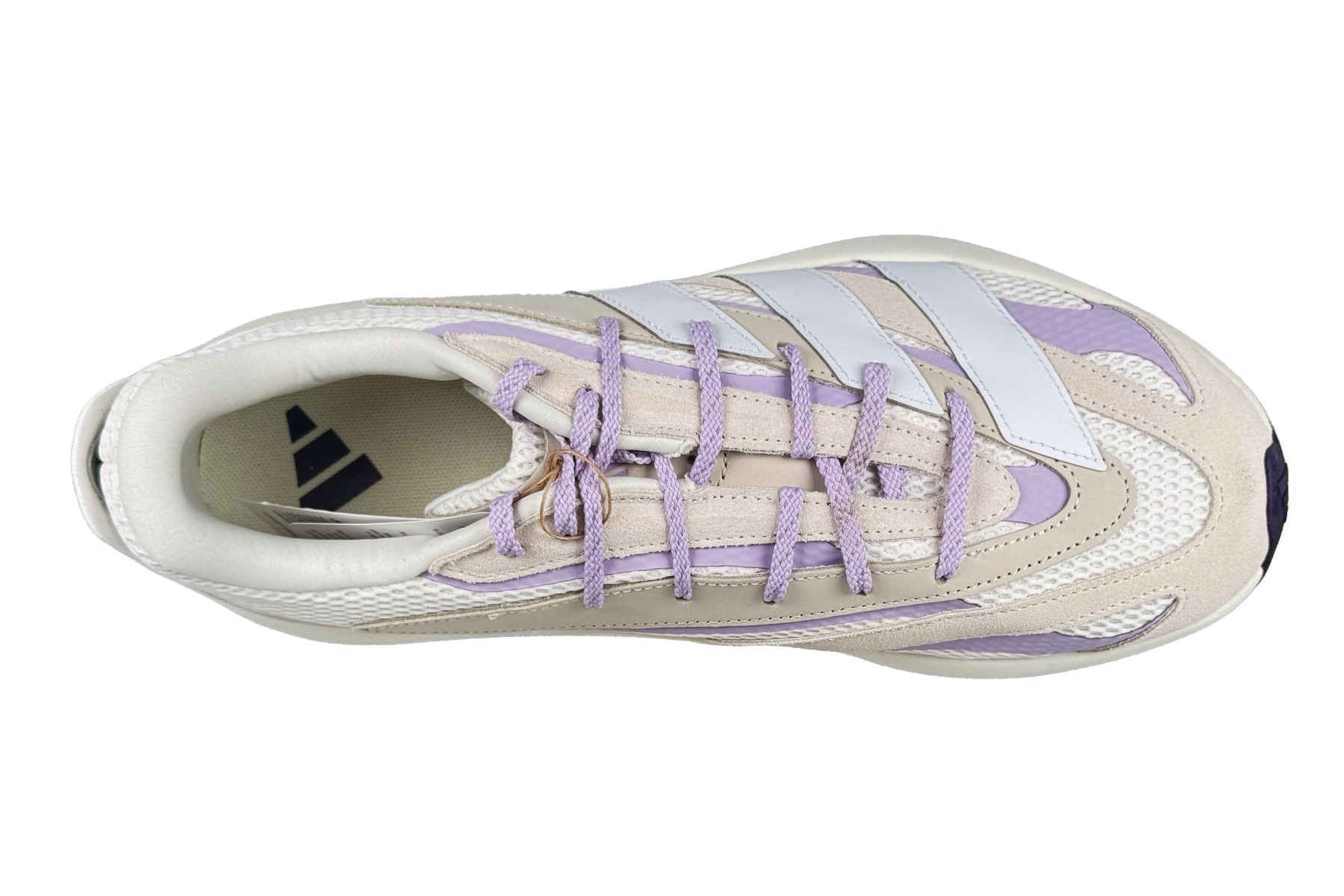 Adidas Mercedes Amg Petronas F1 Team Lighting Blaze Men'S Sneaker – White / Powder Plum 5 Adidas Mercedes AMG Petronas F1 Team Lighting Blaze Men's Sneaker White / Powder Plum – Top Overhead View