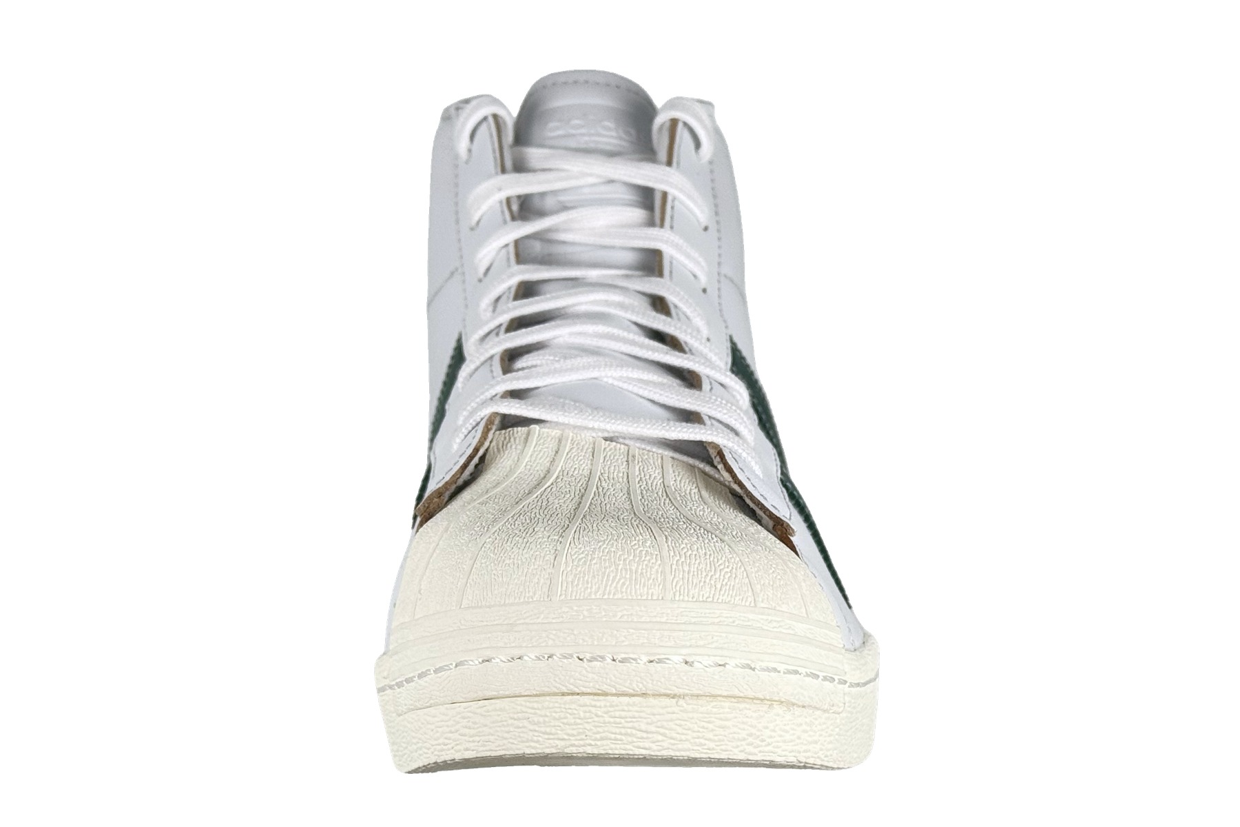 Adidas Pro Model 80 Adv Men'S Sneaker – White / Green 3 Adidas Pro Model 80 ADV Men's Sneaker White / Green – Front Toe View