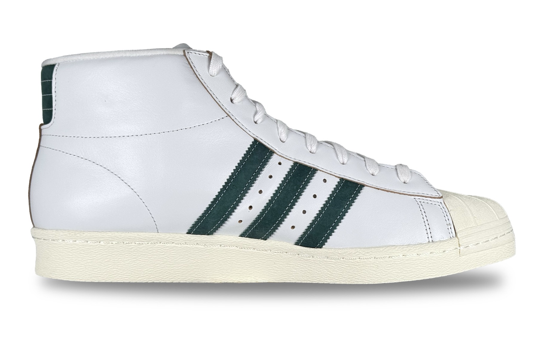 Adidas Pro Model 80 Adv Men'S Sneaker – White / Green 2 Adidas Pro Model 80 ADV Men's Sneaker White / Green – Right Side View
