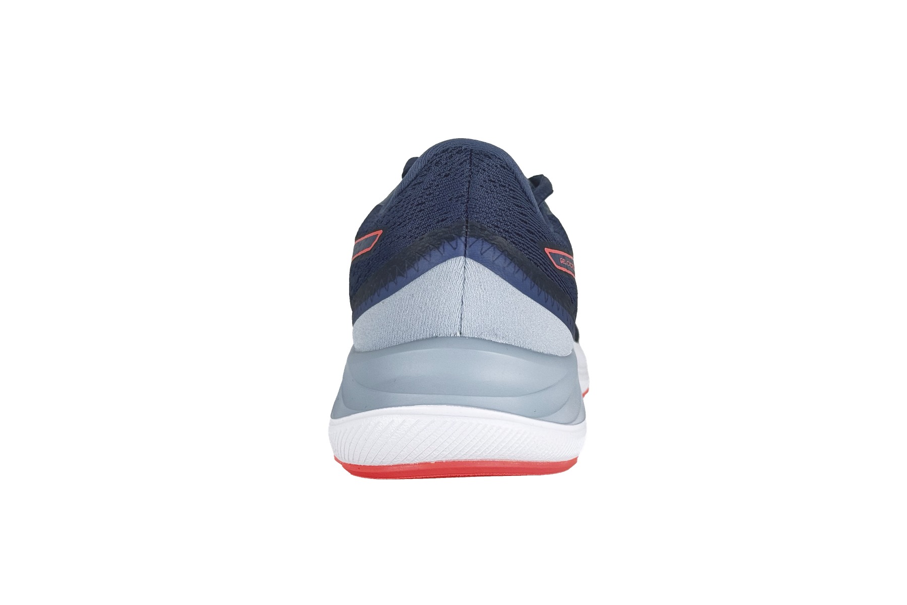 Asics Gel Excite 8 Women'S Sneaker – Thunder Blue / Blazing Coral 4 Asics Gel Excite 8 Women's Sneaker Thunder Blue / Blazing Coral – Rear Heel View
