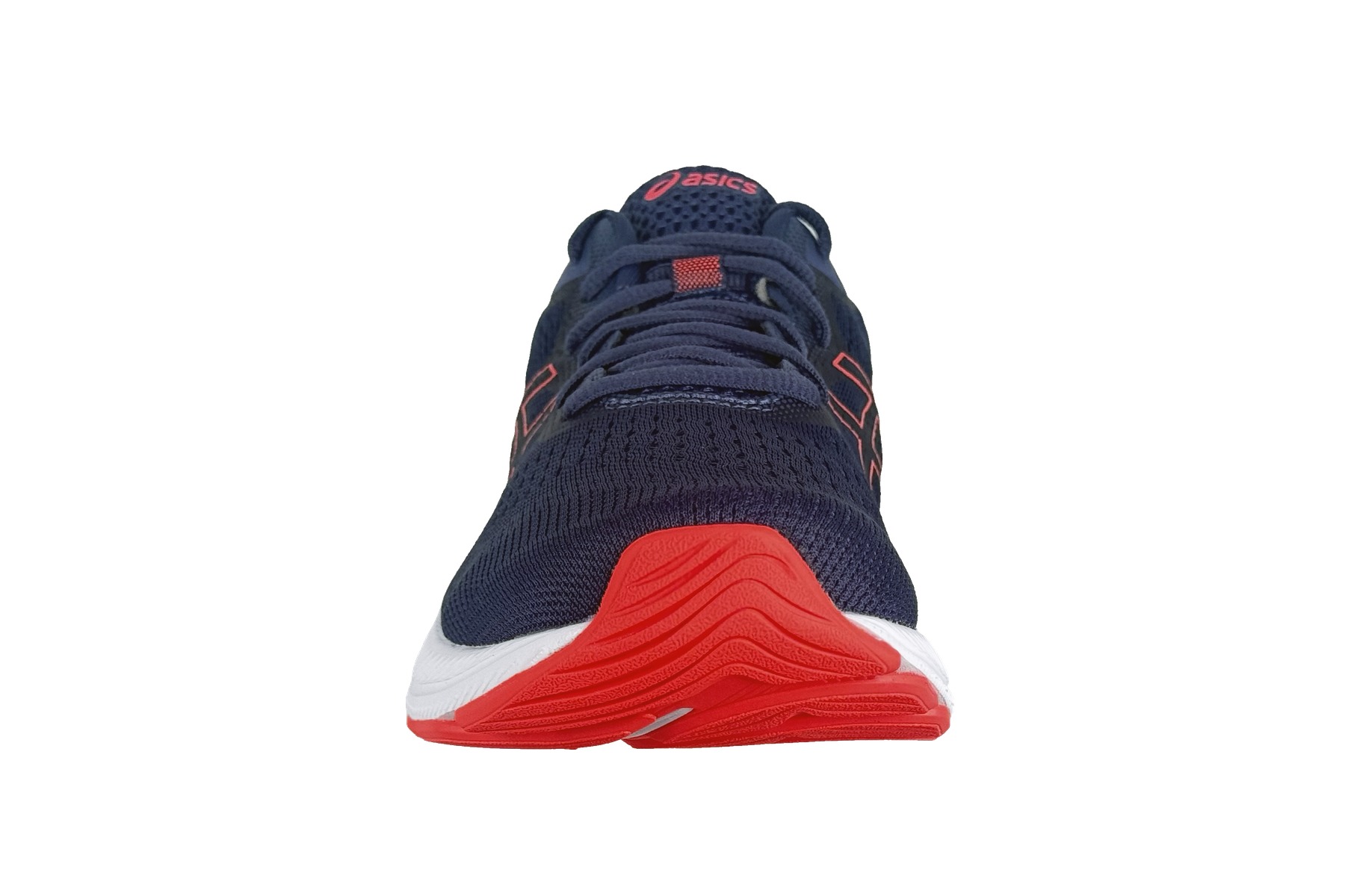 Asics Gel Excite 8 Women'S Sneaker – Thunder Blue / Blazing Coral 3 Asics Gel Excite 8 Women's Sneaker Thunder Blue / Blazing Coral – Front Toe View