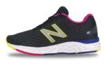 New Balance 680v6 Women's Sneaker Black / Peony – Left Side View