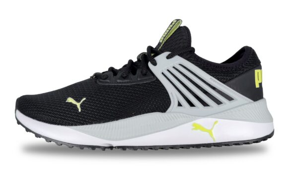 Puma Pacer Future Men's Sneaker Puma Black / Neon Yellow / Grey – Left Side View
