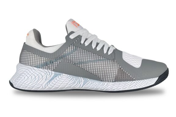 Reebok Flash Film Galaxy 5 Men's Sneaker Grey / White / Blue – Right Side View