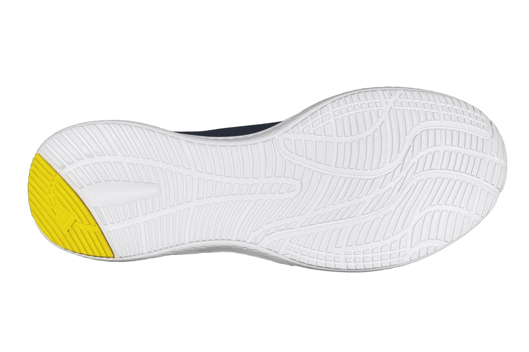 Adidas Peprun M Men'S Running Sneaker – Navy / Yellow / Grey 6 Adidas Peprun M Men's Running Sneaker Navy / Yellow / Grey – Bottom Outsole View
