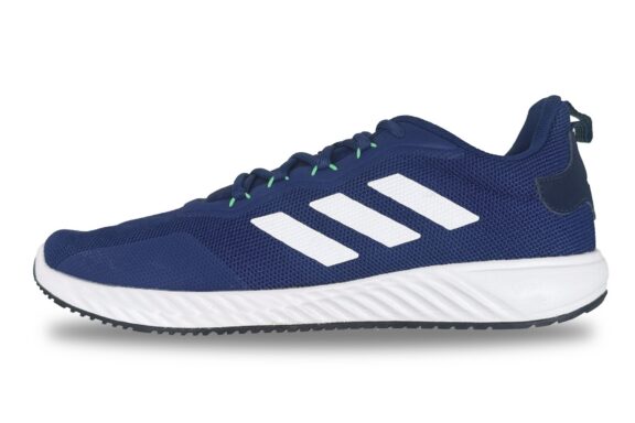 Clearance Warehouse For Brand Name Sneakers 3 Adidas Quickflow M Men's Running Sneaker Dark Blue / White – Left Side View