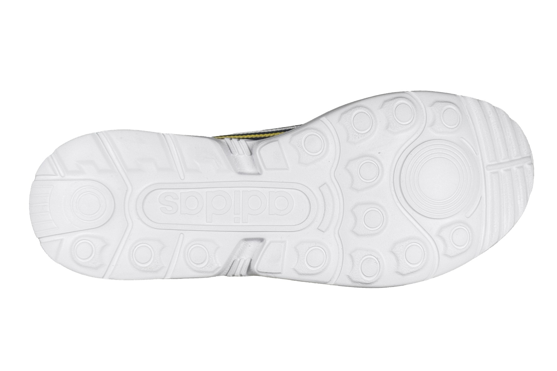 Adidas Widewalk Men'S Running Sneaker – Night Sky Blue / Impact Yellow 6 Adidas WideWalk Men's Running Sneaker Night Sky Blue / Impact Yellow – Bottom Outsole View