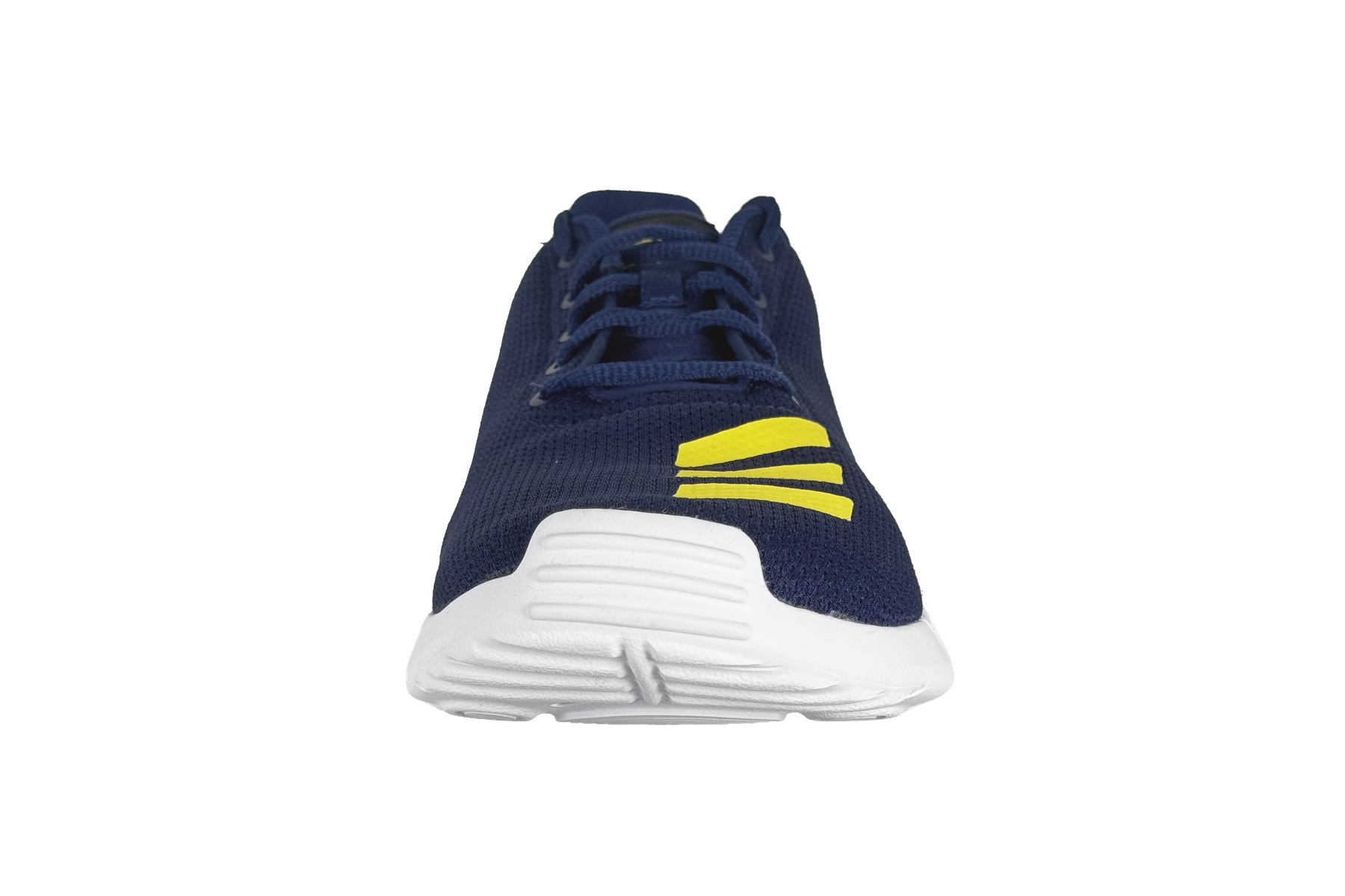 Adidas Widewalk Men'S Running Sneaker – Night Sky Blue / Impact Yellow 3 Adidas WideWalk Men's Running Sneaker Night Sky Blue / Impact Yellow – Front Toe View