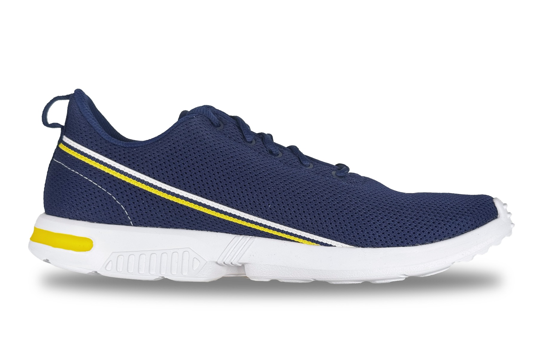 Adidas Widewalk Men'S Running Sneaker – Night Sky Blue / Impact Yellow 2 Adidas WideWalk Men's Running Sneaker Night Sky Blue / Impact Yellow – Right Side View
