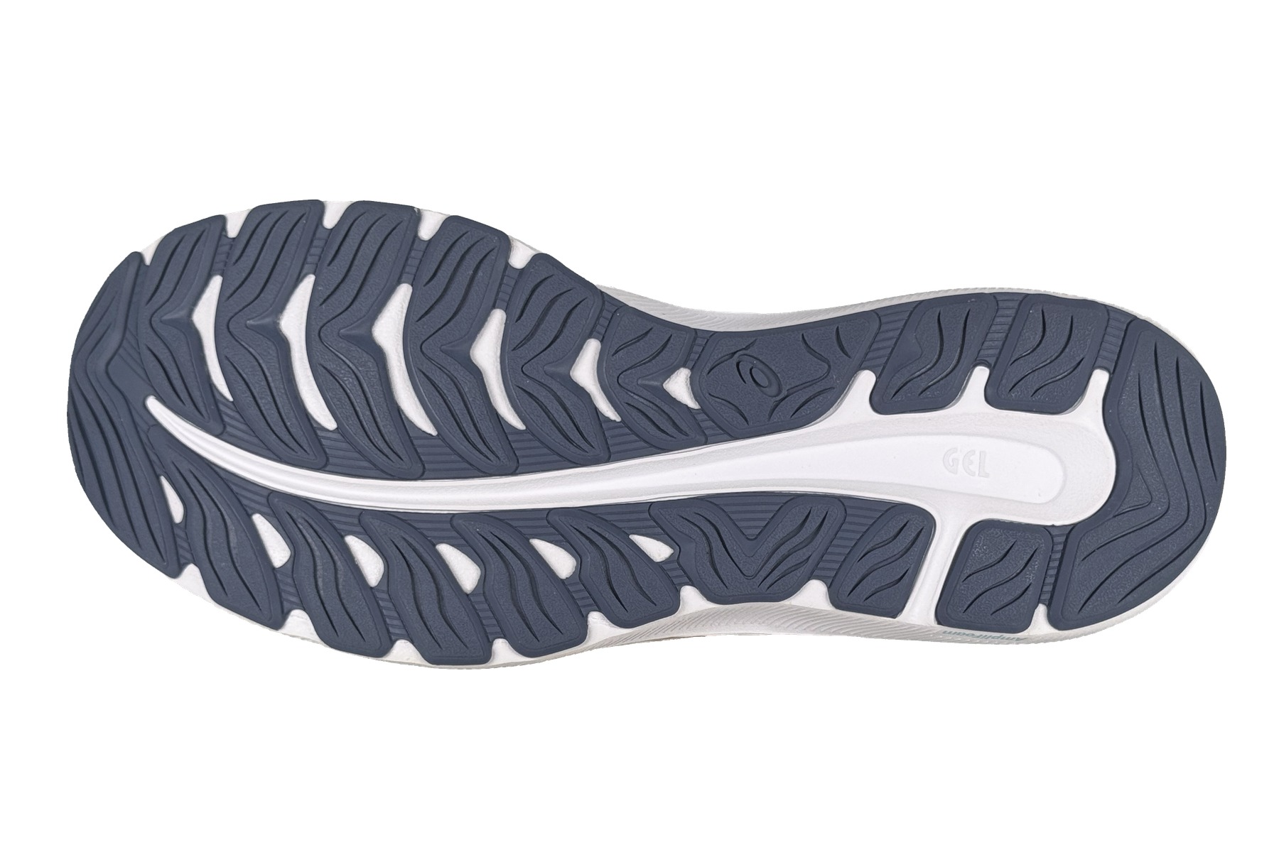Asics Gel Excite 8 Running Sneaker – Glacier Grey / Thunder Blue 6 Asics Gel Excite 8 Running Sneaker Glacier Grey / Thunder Blue – Bottom Outsole View