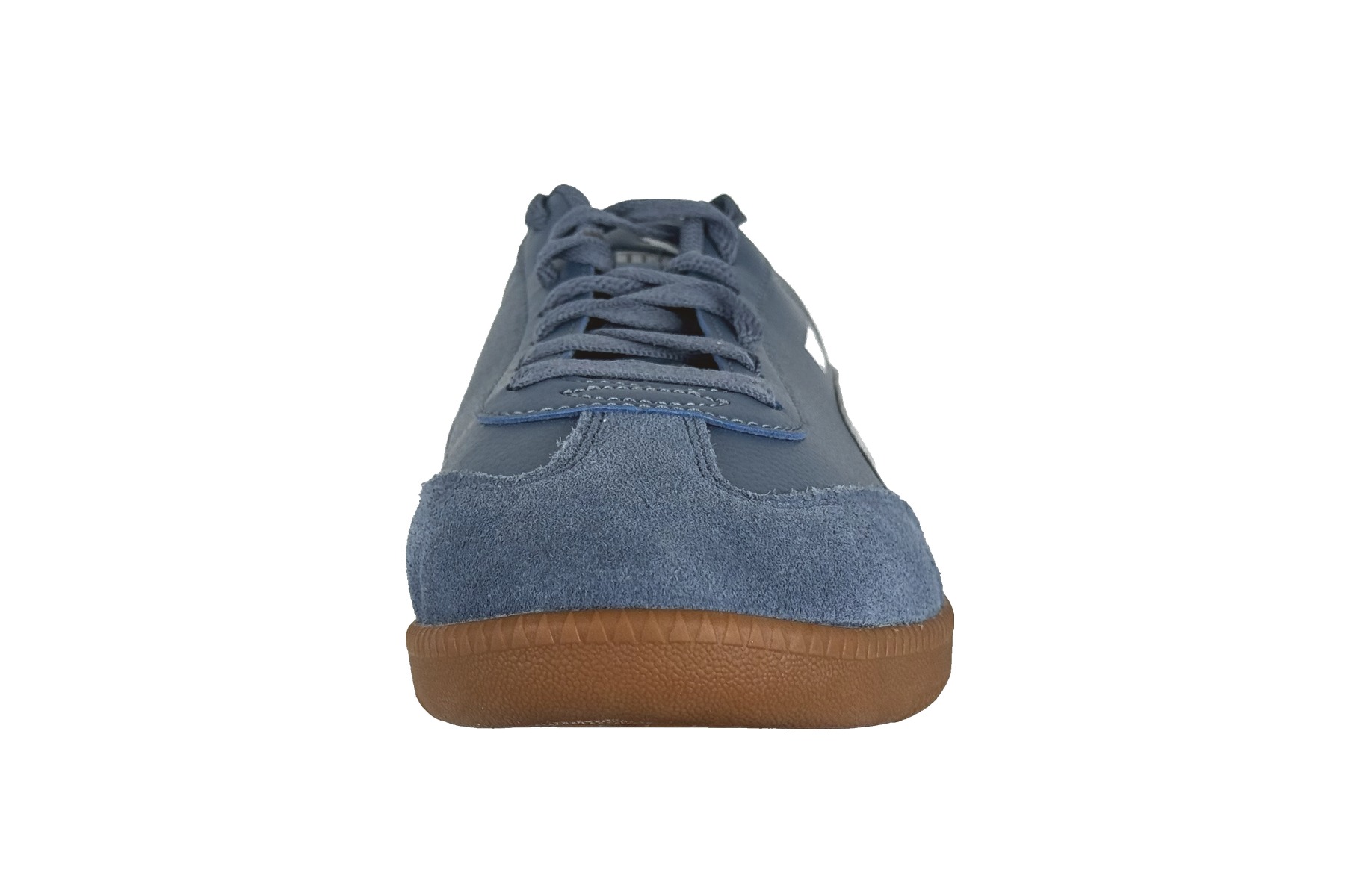 Puma Club Ii Era Men'S Sneaker – Steel Blue / White / Gum 3 Puma Club II Era Men's Sneaker Steel Blue / White / Gum – Front Toe View