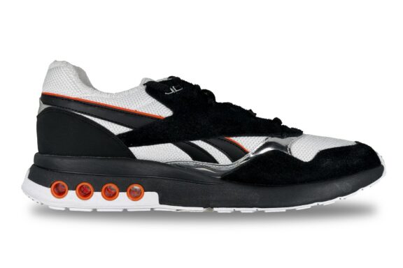 Reebok Anuel AA ERS World Men's Sneaker Black / White / Orange – Right Side View