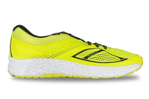 Saucony Guide 10 Men's Sneaker Citron / Black – Right Side View