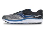 Saucony Guide 10 Men's Sneaker Grey / Blue / Black – Left Side View
