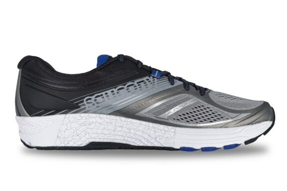 Saucony Guide 10 Men's Sneaker Grey / Blue / Black – Right Side View