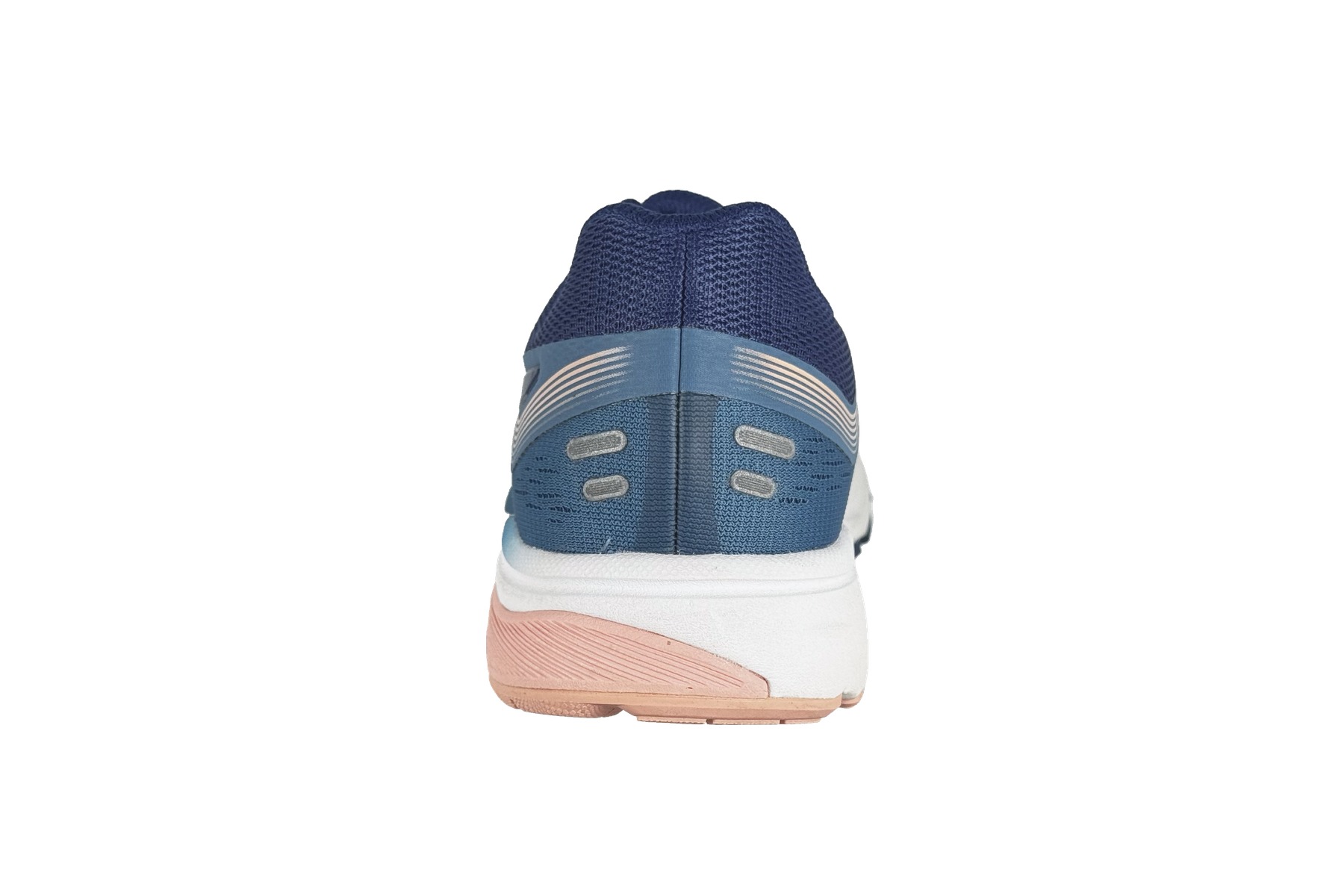 Asics Gt-1000 7 Women'S Running Sneaker – Azure Blue / Pink 4 Asics GT-1000 7 Women's Running Sneaker Azure Blue / Pink – Rear Heel View