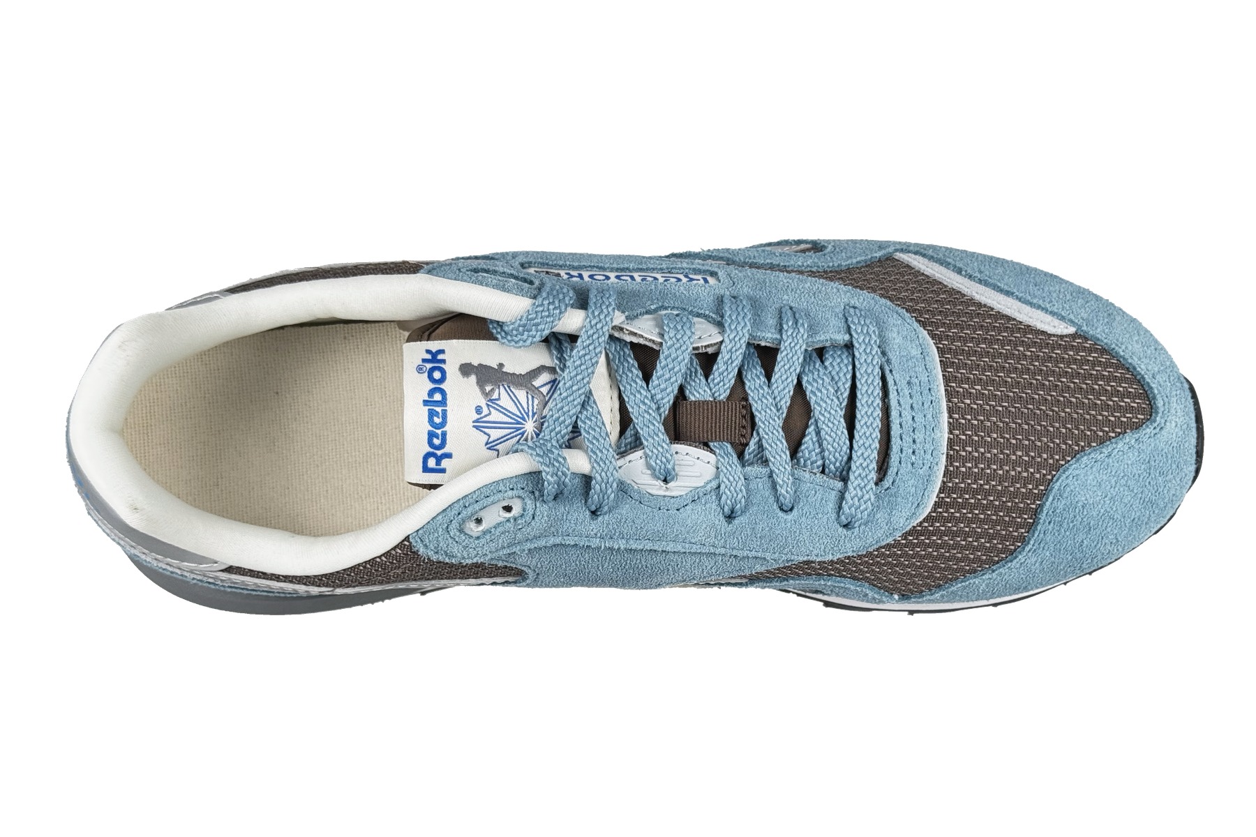 Reebok Classic 89 Men'S Sneaker – Warped Blue / Trek Grey 5 Reebok Classic 89 Men's Sneaker Warped Blue / Trek Grey – Top Overhead View