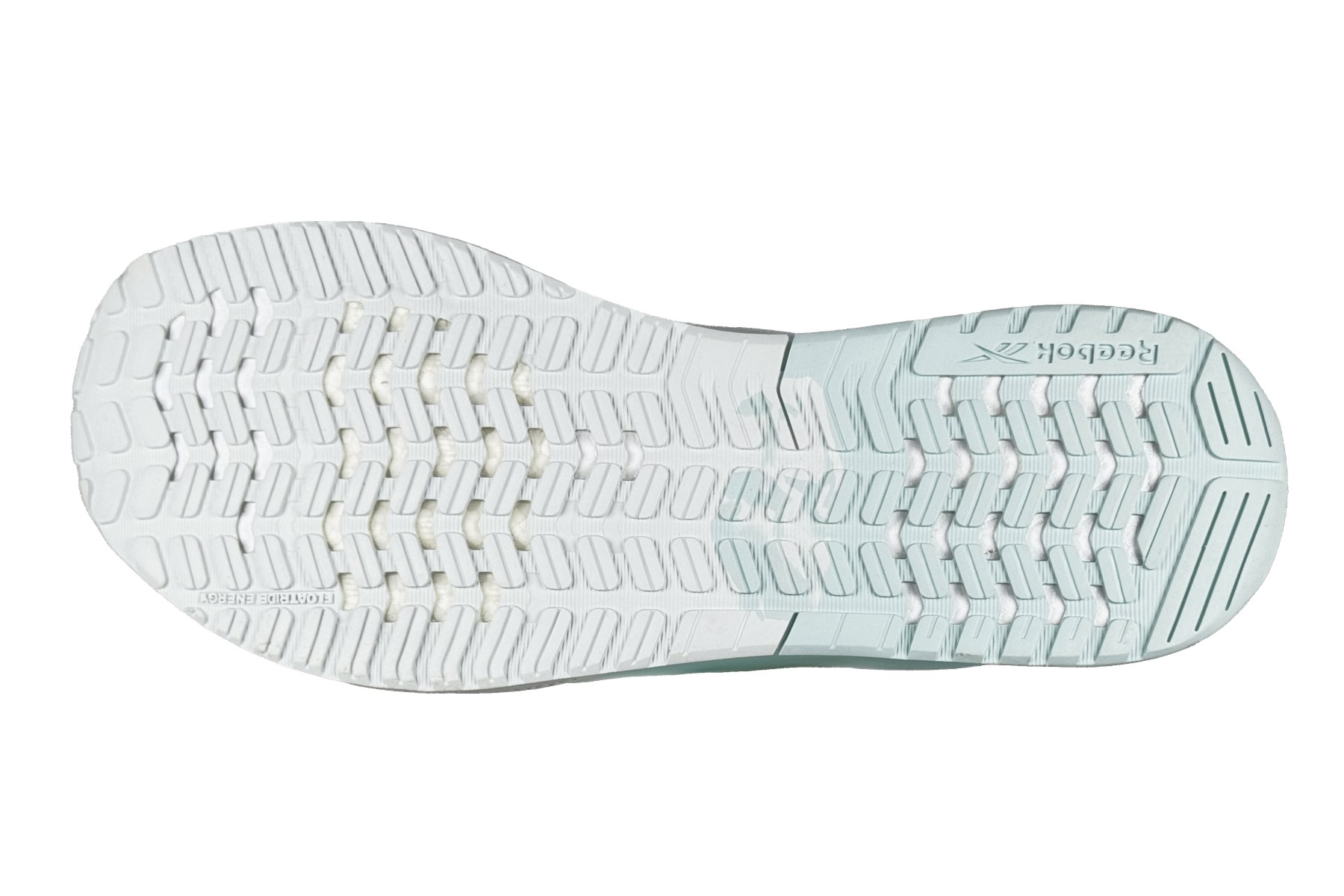 Reebok Nano X1 Women'S Cross-Training Sneaker – White / Mint Green 6 Reebok Nano X1 Women's Sneaker White / Mint Green – Bottom Outsole View