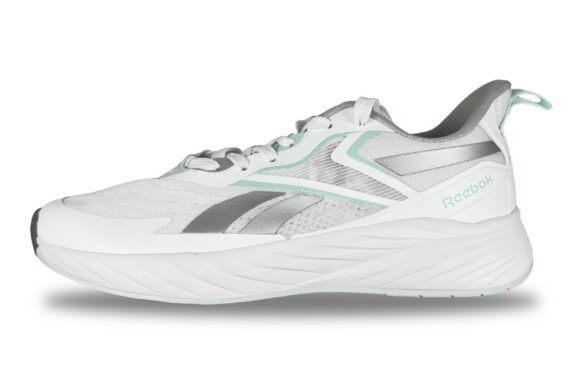 Reebok Verse Women's Sneaker White / Aqua / Grey – Left Side View