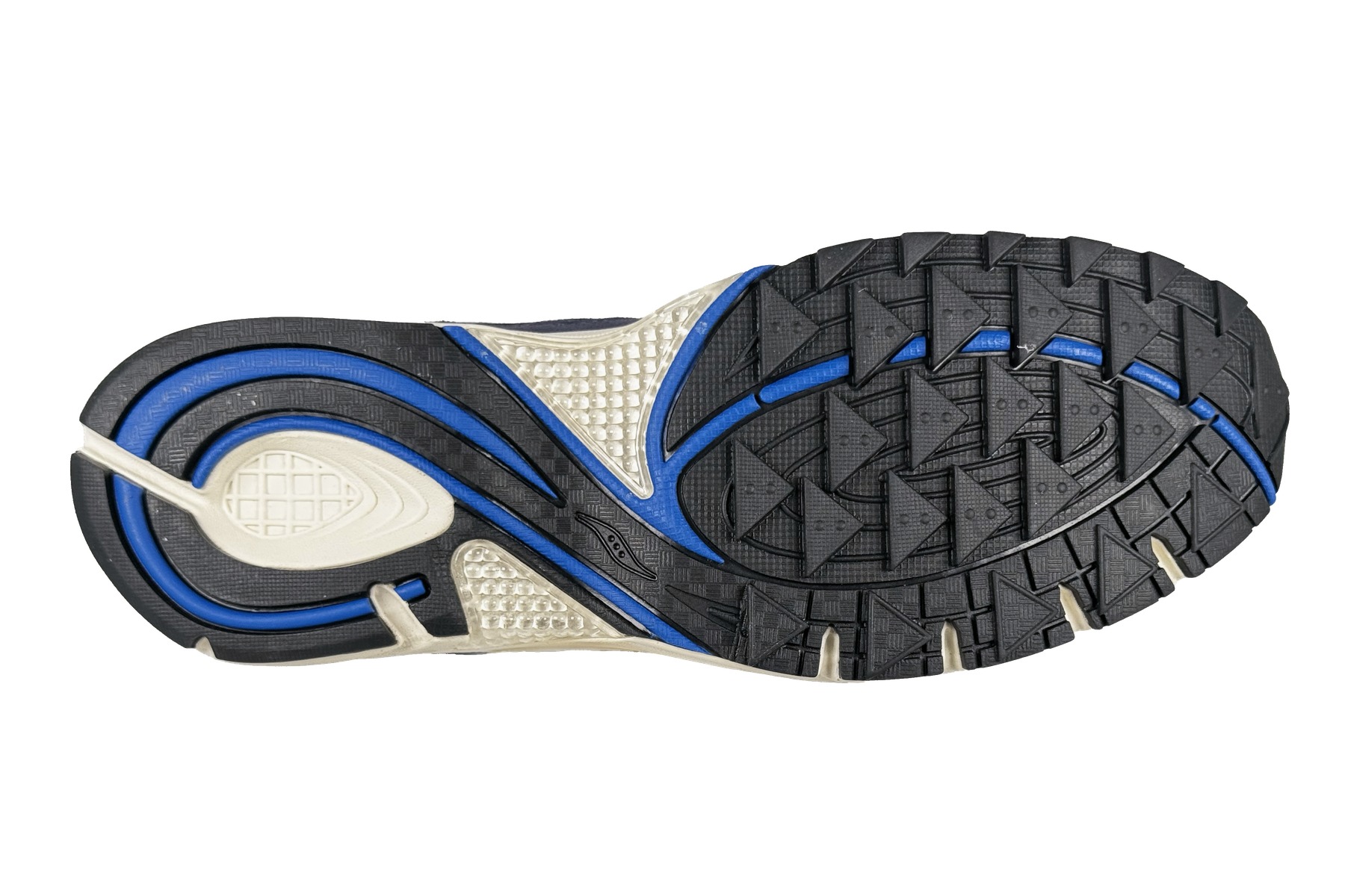 Saucony Grid Jazz 9 Men'S Sneaker – Navy Blue 6 Saucony Grid Jazz 9 Men's Sneaker Navy Blue – Bottom Outsole View