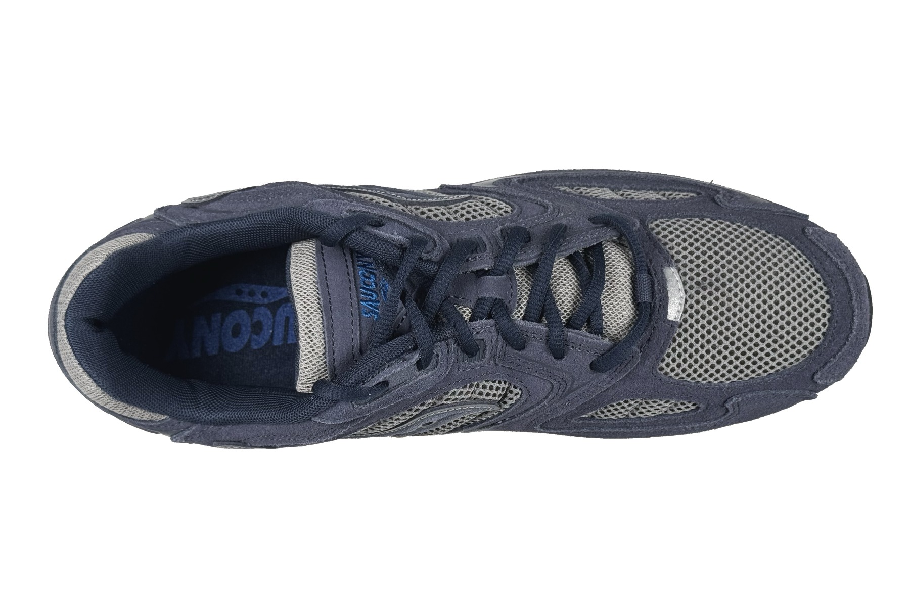 Saucony Grid Jazz 9 Men'S Sneaker – Navy Blue 5 Saucony Grid Jazz 9 Men's Sneaker Navy Blue – Top Overhead View