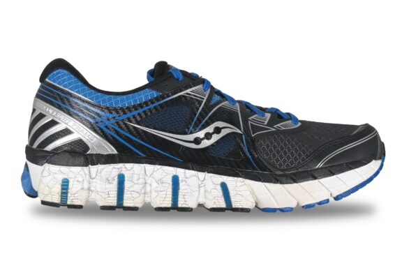 Saucony Redeemer ISO Men's Sneaker Black / Blue / Silver – Right Side View